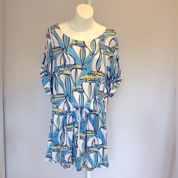 Lilly Pulitzer sailboat dress - Picture 1 of 8